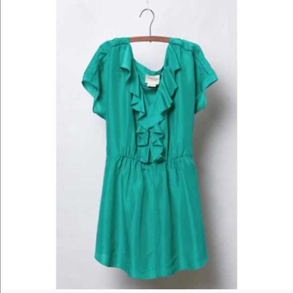 Anthropologie Tops - Vanessa Virginia Anthro Emerald Cressida Tunic